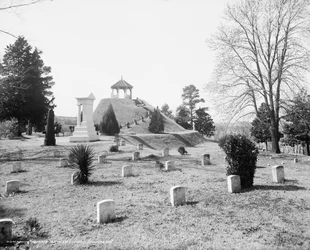Indianerhügel, Nationaler Militärfriedhof, Vicksburg, Mississippi, ca. 1906
